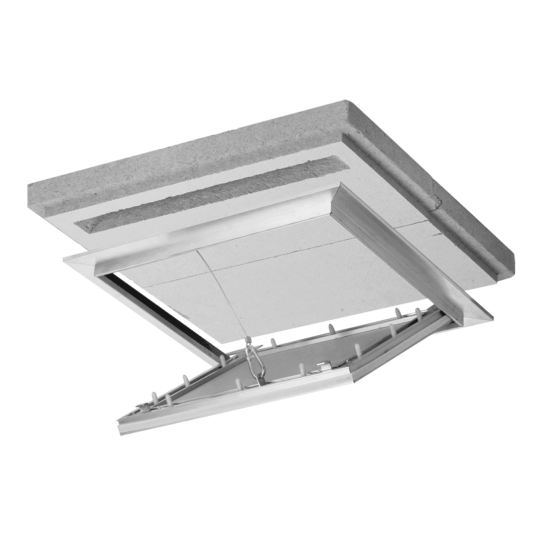 22 Alustar Airproof false ceiling EI30 - air and smoketight 12.5 mm / 25 mm - push release - Image 1