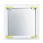 Porta de visita estanque ao ar e à poeira Pressionar e Soltar Tempo Softline - Image 4