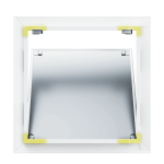 Porta de visita estanque ao ar e à poeira Pressionar e Soltar Tempo Softline - Image 2