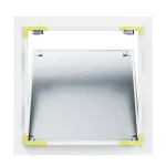 Trappe de visite Étanche à l’air et à la poussière pousser lâcher Tempo Softline – Image 2