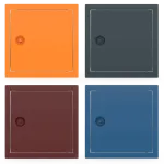 Tempo Softline colored metal access panel Square key - Image 2