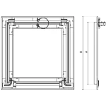 Trappe de visite Eco Star Airproof étanche, air et poussière / 28dB - 29dB – Image 2