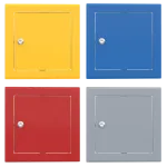 Trappe de visite métallique colorée Tempo Softline Clé cylindrique