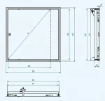 Trappe de visite coupe-feu EI60 60 min plafond – Fire-Star SW – Image 2