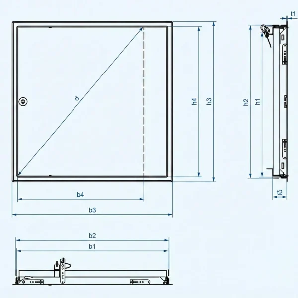 Accueil trappe plafond coupe feu ei 60 softline fire star size